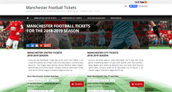 Desktop Screenshot of manchesterfootballtickets.com